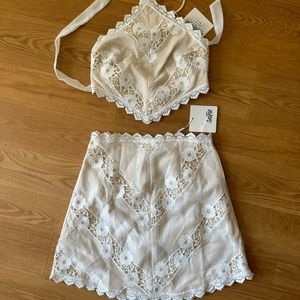 Selfie Leslie Significant Other Crochet Skirt